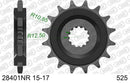 Suzuki GSX-S 1000 F ABS [2016-2021] - Kettenkit 525 XHR4 - 17/44-116 - Standard Kettenrad Stahl