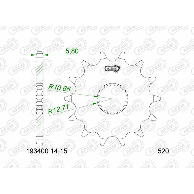 BENELLI TRK 702 [2023-2025] - Kettenkit 520 XSR4 - 15/46-118 - Standard Kettenrad Stahl