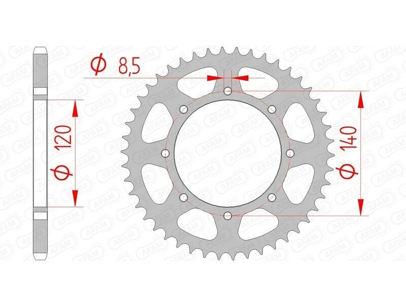 Kawasaki NINJA ZX-4R [2023-2026] - Kettenkit 520 XSR4 - 14/48-114 - Standard Kettenrad Stahl