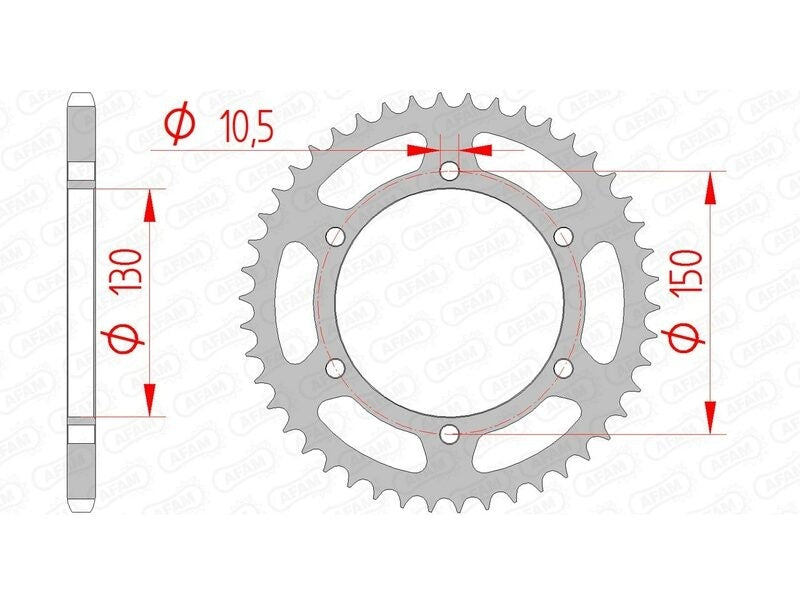 Yamaha XJ 6 S Diversion ABS (RJ 19) [2009-2012] - Kettenkit 520 XSR4 - 16/46-118 - Standard Kettenrad Stahl