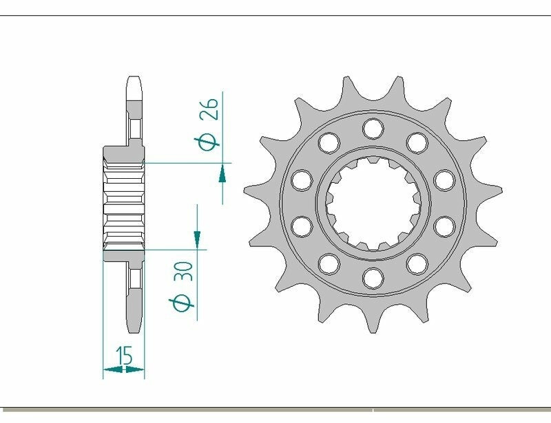 BMW HP 4 Race ABS (0 E 31) [2017-2020] - Kettenkit 520 XHR4 - 17/45-118 - Standard Kettenrad Alu