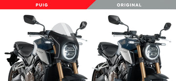 HONDA CB 650 R NEO SPORTS CAFE [2023] – Retro-Verkleidungscheibe – Transparent - 0
