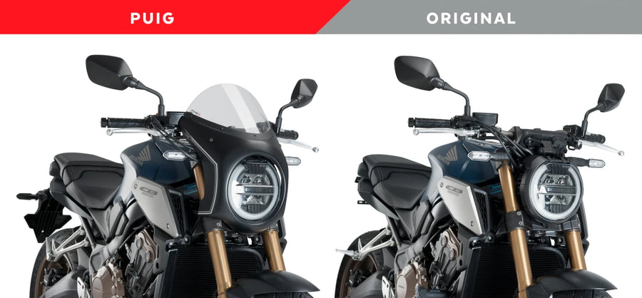 HONDA CB 650 R NEO SPORTS CAFE [2023] – Retro fairing screen – Transparent