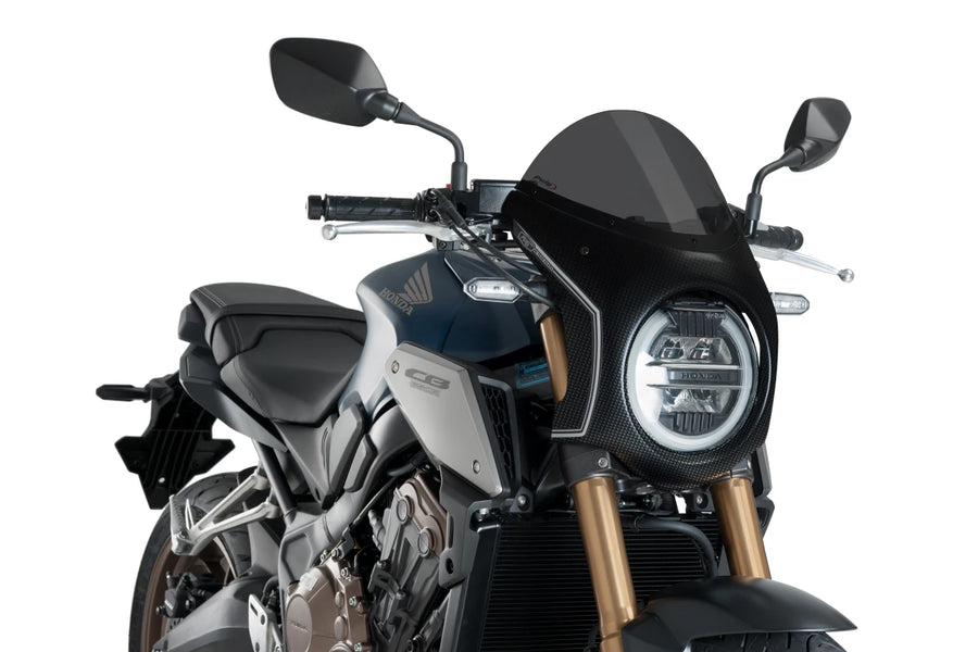 HONDA CB 650 R NEO SPORTS CAFE [2023] – Retro fairing screen – Transparent