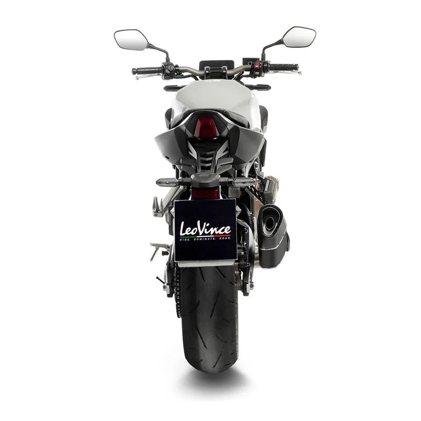 Honda CB 650 R [Leovince]-Footrest dismay