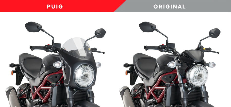 SUZUKI SV 650 [2025] – Retro-Verkleidungscheibe – Transparent