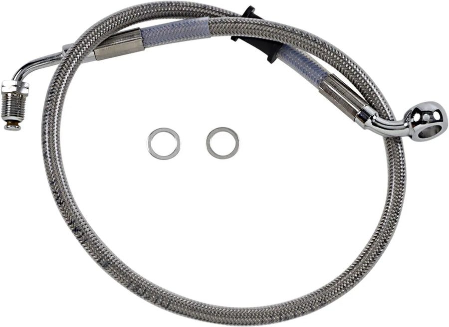 harley davidson flfb [DRAG SPECIALTIES] - Kit durites de frein inox