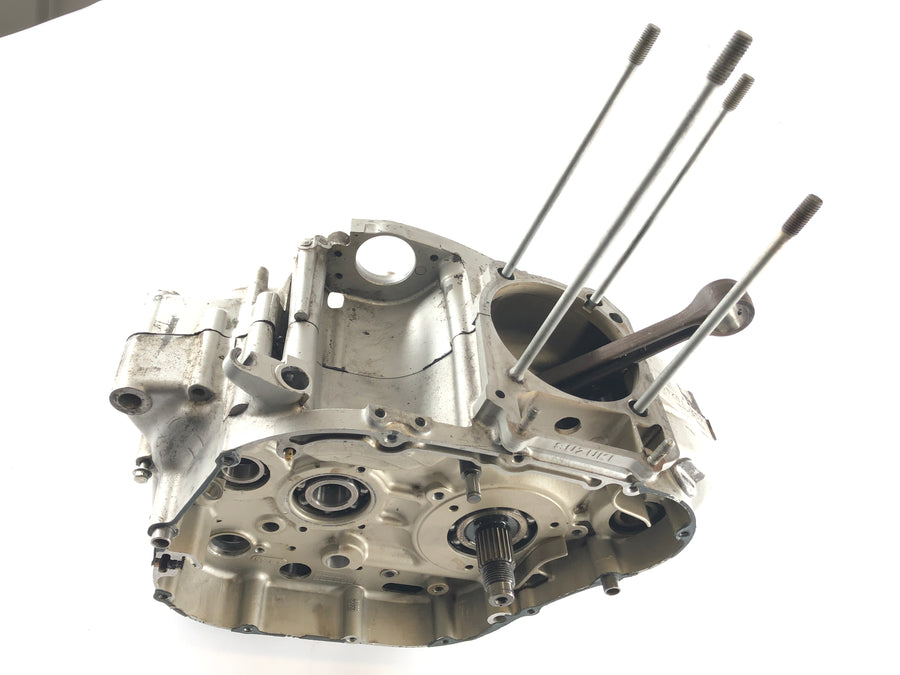 Suzuki LS 650 NP41B [1990] - Engine housing with crankshaft and flywheel
