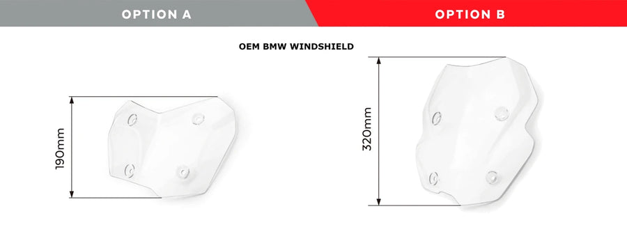 BMW F 750 GS [2024] – Tourenscheibe – Transparent
