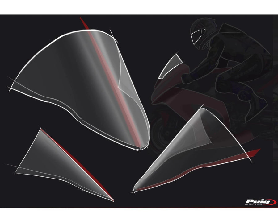 KAWASAKI ZX-10RR NINJA PERFORMANCE [2018] – R-Racer Scheibe – Getönt