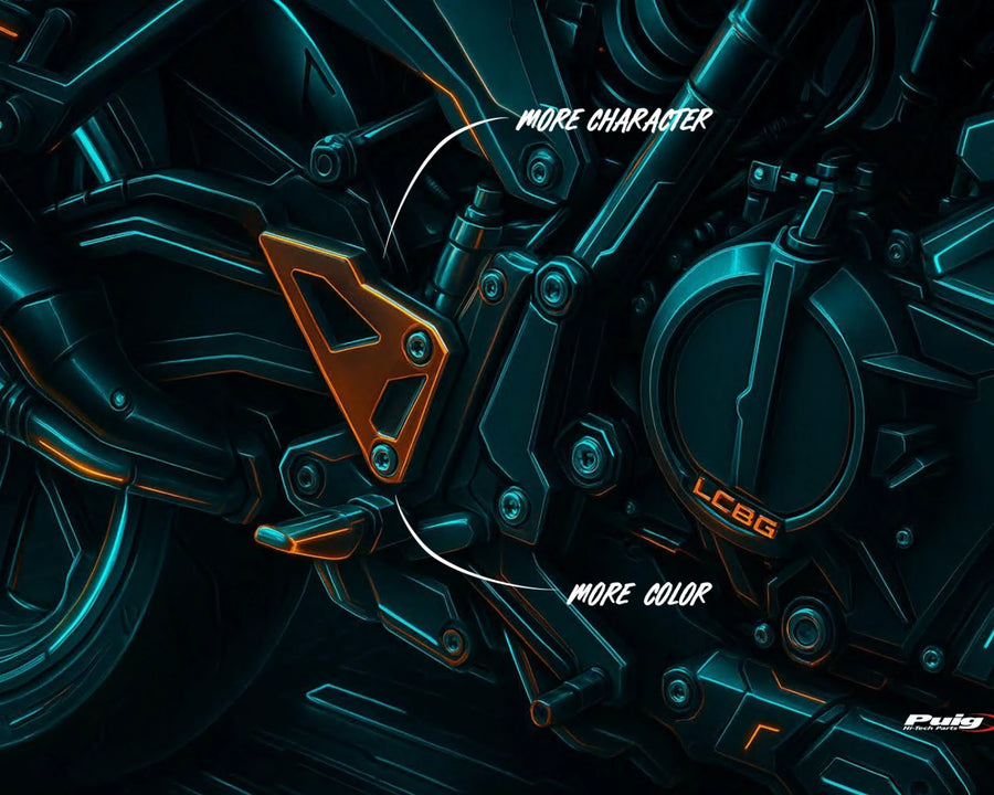 KAWASAKI Z 900 SE [2025] – Plaques de talon – Noir