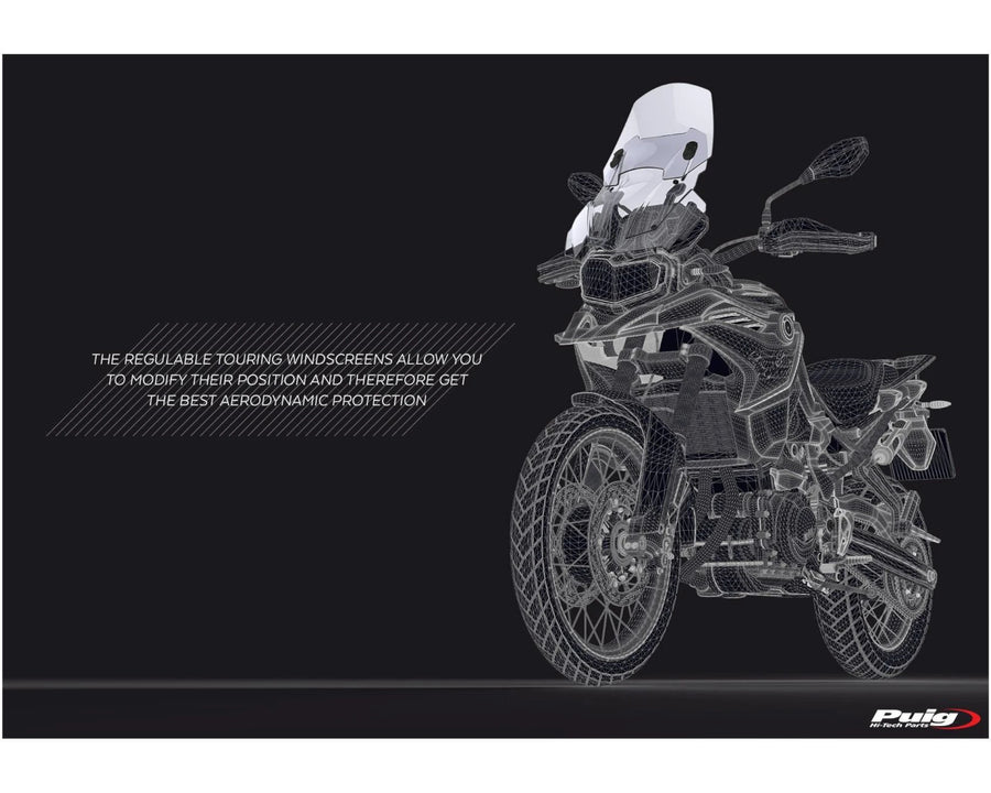 BMW F 750 GS [2024] – Verstellbare Scheibe – Transparent