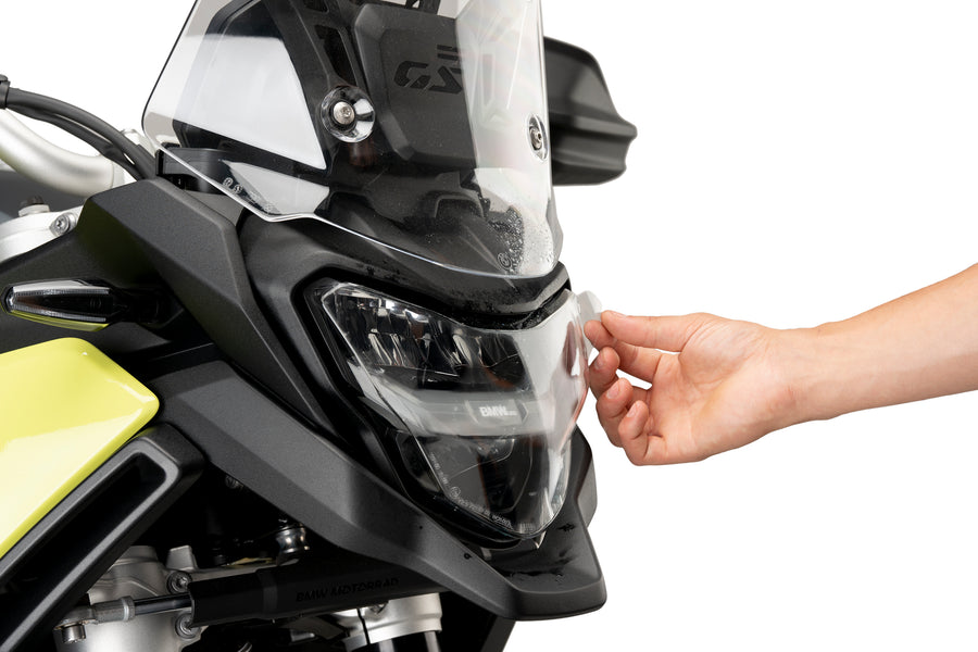 BMW F 900 GS [2025] – Scheinwerferschutz Adhere – Transparent