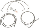 harley davidson fltr [LA CHOPPERS] - Kit de conduites de frein en acier inoxydable-2