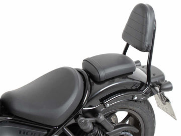 Honda CMX 1100 Rebel [2021-2024] - Sissybar sans bagage Bridge Black Gloss Pipe Version