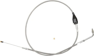 Harley-davidson Road Glide ST [LA CHOPPERS] - Stainless Steel Covered Throttle Cable Idle Cable for Handlebars