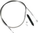 harley davidson flhrxs [DRAG SPECIALTIES] – Hocheffizientes Kupplungsseil aus geflochtenem Edelstahl-1