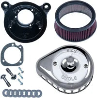 Harley-Davidson FLRT 1690 Freewheeler [2015-2016] - Mini Teardrop Stealth Luftfilter-Kit – Oberfläche: Schwarz – Bild 4