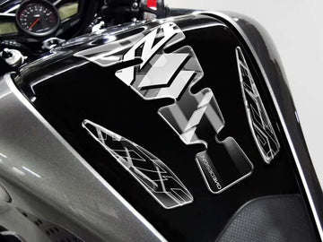 YAMAHA YZF 1000 R THUNDERACE [2002] – Ailes de protection de réservoir – argent