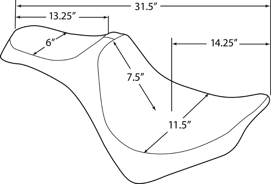 Harley-Davidson Street Bob [DRAG SPECIALTIES] – Siège Predator III