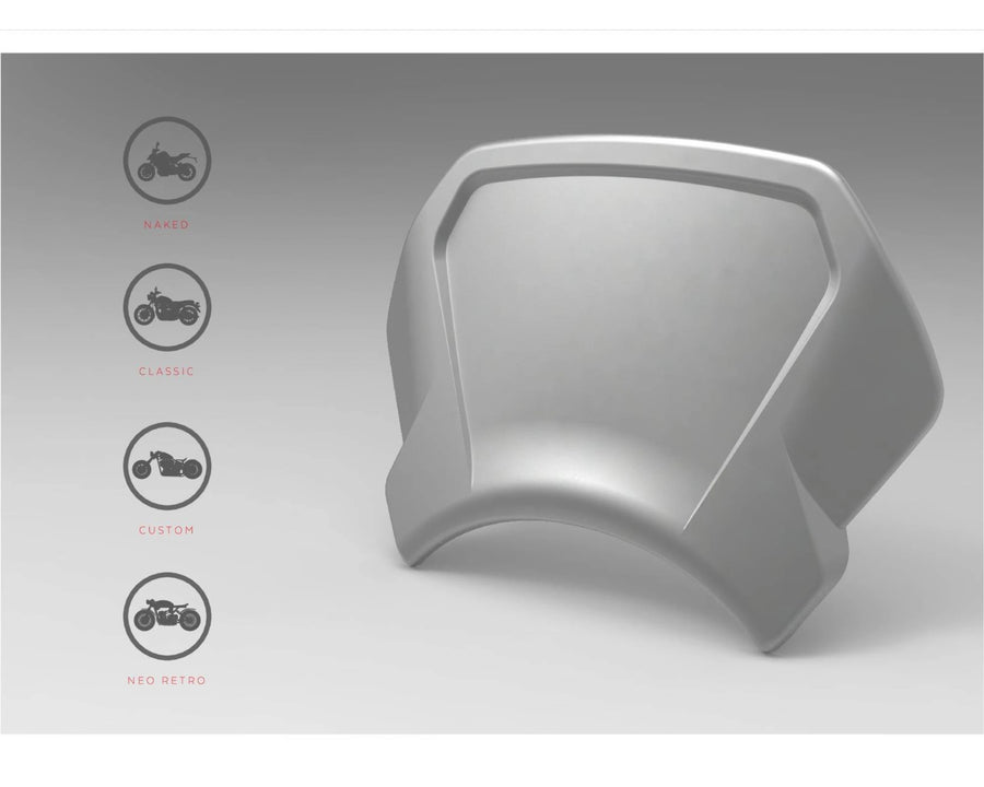 YAMAHA XV 950 R [2020] – ALU front plate – silver