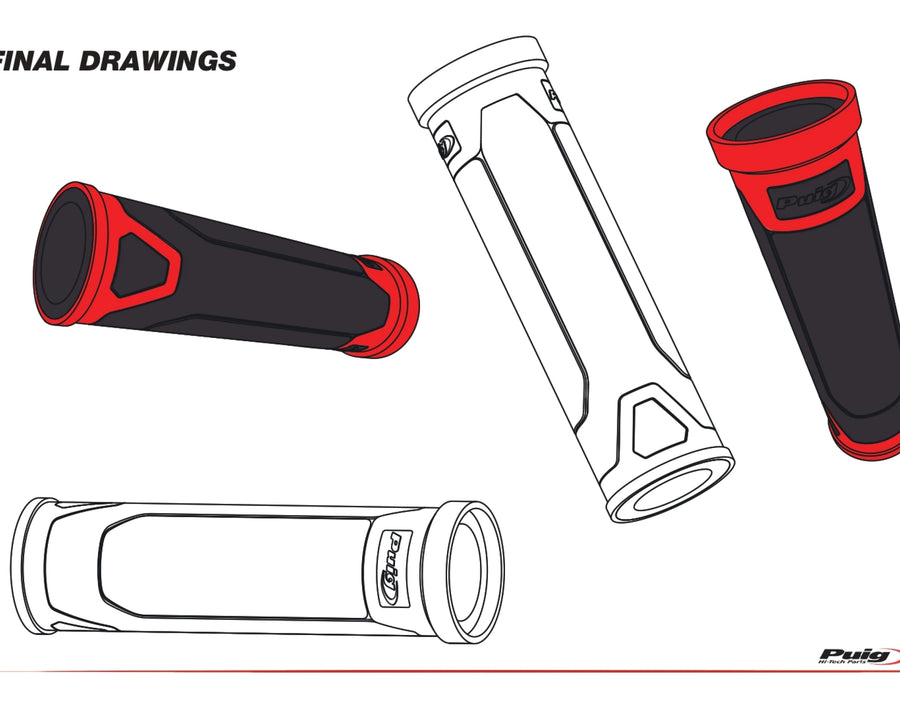 KAWASAKI Z 125 [2025] – Revving Grips – Titanium