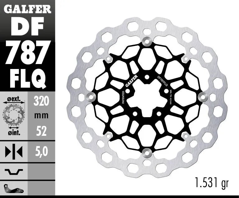 Ktm Duke 890 [2021] - Cubiq floating brake disc - picture 2