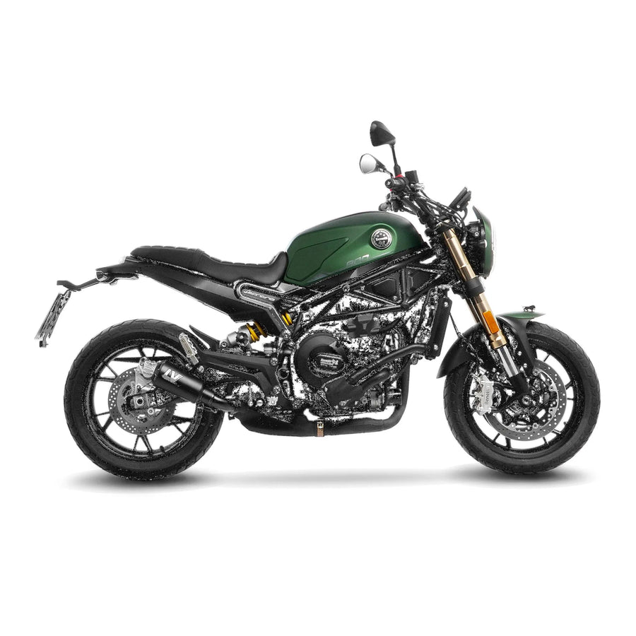 benelli leoncino 800 trail [LEOVINCE] – LV-10 black rear silencer