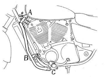Honda VT 1100 C2 Shadow [1995-2000] - motor protection bar