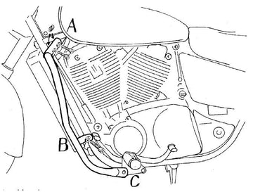 Honda VT 1100 C3 Shadow [1998-2001] - motor protection bar - 0