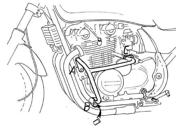 Kawasaki Zephyr 550 [1991-1999] - Motorschutzbügel