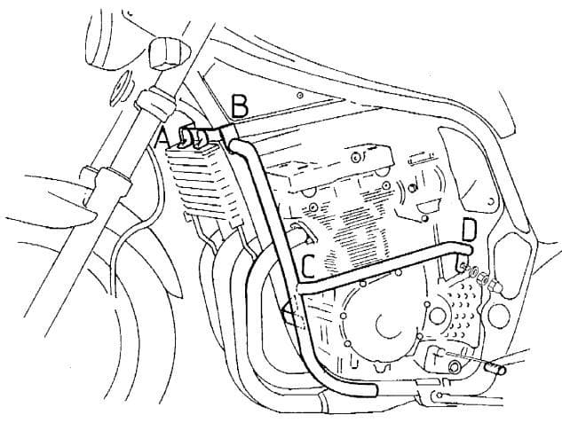 Suzuki GSF 600 S [1996-1999] - motor protection bar