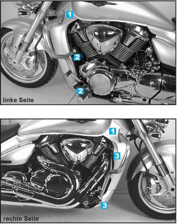 Suzuki M 1800 [2006-2012] - motor protection bar