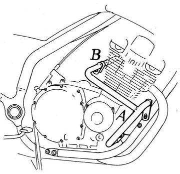 DIVERTURE YAMAHA XJ 900 S [1994-2003] - barre de protection des moteurs