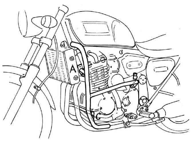 Triumph Thunderbird [1995-1998] - Motorschutzbügel