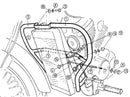 Honda VT 750 D2 Black Wido [2001-2003] - barre de protection des moteurs-2