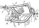 Yamaha XT 600 Ténéré [1988-1990] - Pare moteur vue avant