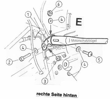 BMW R 850 GS [1994-2000] - barre de protection des moteurs