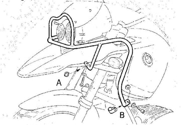 BMW R 1150 GS Adventure [2001-2005] - Bar de protection des réservoirs