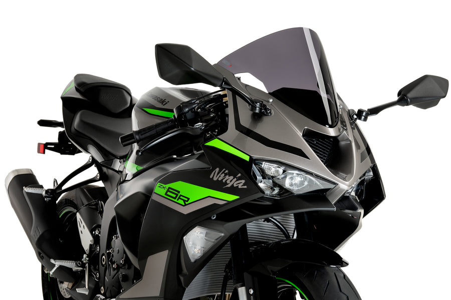 KAWASAKI ZX-6R NINJA [2025] – Bulle R-Racer – Noir