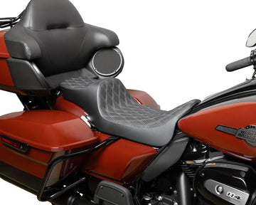 harley davidson touring [DRAG SPECIALTIES] – Siège à portée étendue Predator III - 0