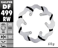 Yamaha Wr 450 F Enduro Gp (Re 45) [2018] - BRAKE DISC FIXED WAVE GROOVED OVERSIZE – Picture 6