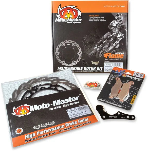 Ktm 450 Xc F [2025-2027] - 270mm Flame Oversize Floating Rotor Bremskit – Bild 3