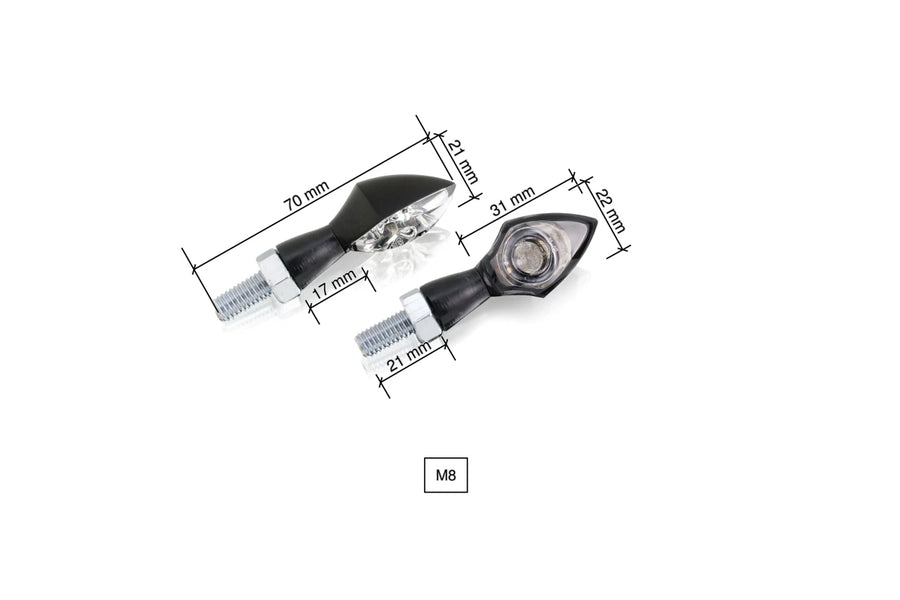 KTM RC 390 [2025] – Kit clignotants LED Power – noir