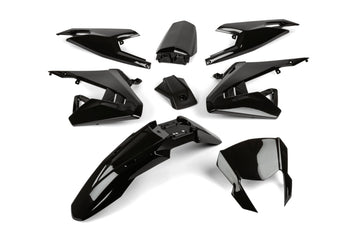 Aprilia RX Factory 50 2T - Kit carénage 8 pièces noir