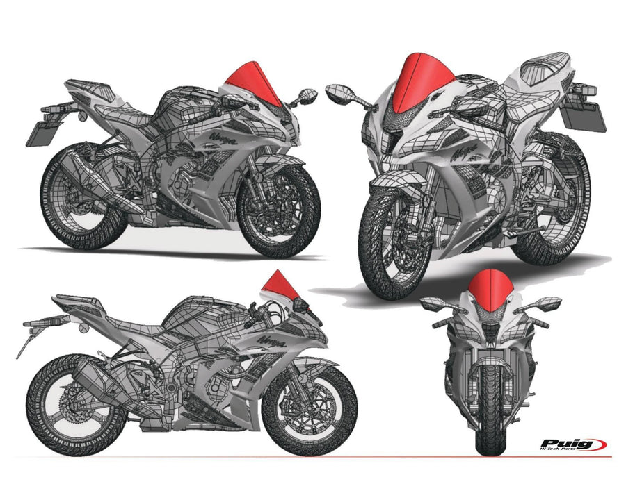 KAWASAKI ZX-10RR NINJA PERFORMANCE [2018] – R-Racer Scheibe – Getönt