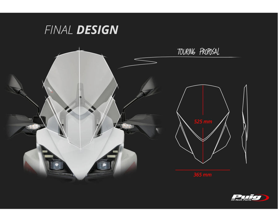 MOTO MORINI X-CAPE 700 [2024] – Bulle Touring – Transparent