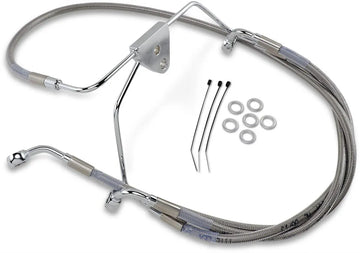 harley davidson flhtcui [DRAG SPECIALTIES] - Stainless steel extended brake line kit - 0