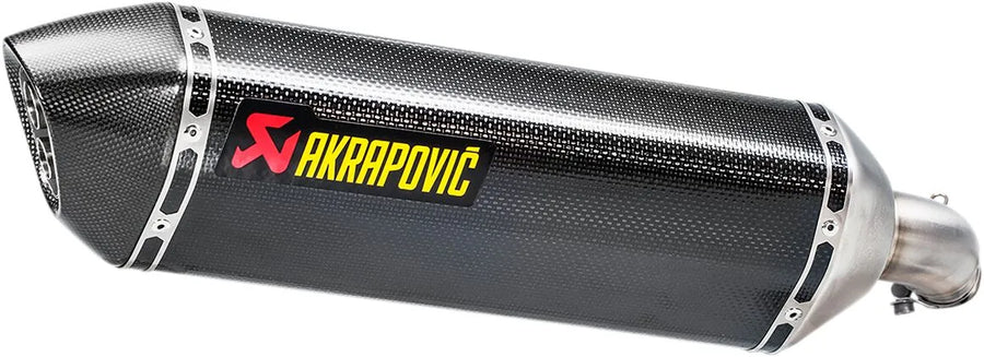 Suzuki SV 650 [Akrapovic] - Final d'amortisseurs en argent en fibre de carbone