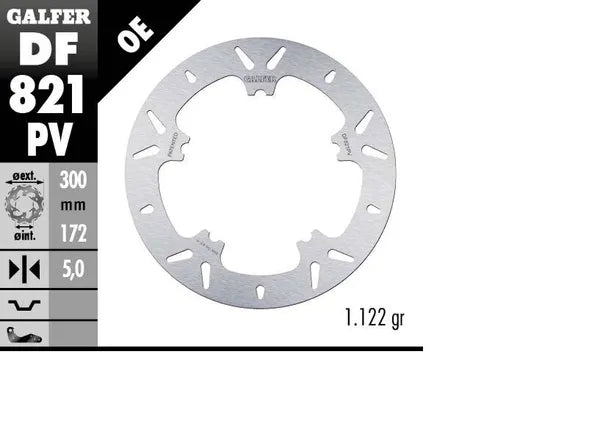 Harley-Davidson Vrscdx 1250 Night Rod Special [2010, 2012, 2015-2016] - brake disc fixed round - picture 4